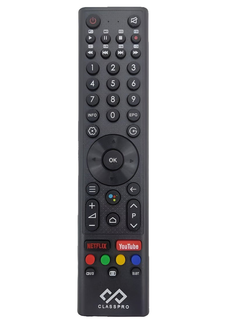 ClassPro Replacement Remote Control For Class Pro Smart Tv - Image 2